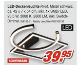LED-Deckenleuchte Pivot bei Möbel AS im Stockach Prospekt für 33,95 €