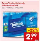 Taschentücher im Netto Marken-Discount Prospekt Taschentücher von Tempo im aktuellen Netto Marken-Discount Prospekt für 2,99 €