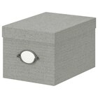 Kasten mit Deckel grau 18x25x15 cm im IKEA Prospekt Kasten mit Deckel grau 18x25x15 cm von KVARNVIK im aktuellen IKEA Prospekt für 6,99 €