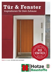 hagebau Fachhandel Prospekt "Tür & Fenster" für Uchte, 10 Seiten, 02.12.2022 - 09.12.2022
