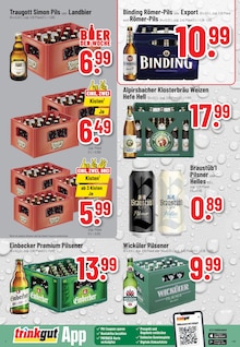 Bier im Trinkgut Prospekt "Aktuelle Angebote" mit 8 Seiten (Wiesbaden)