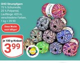 Strumpfgarn Angebote von OHO bei GLOBUS Frankenthal für 3,99 €