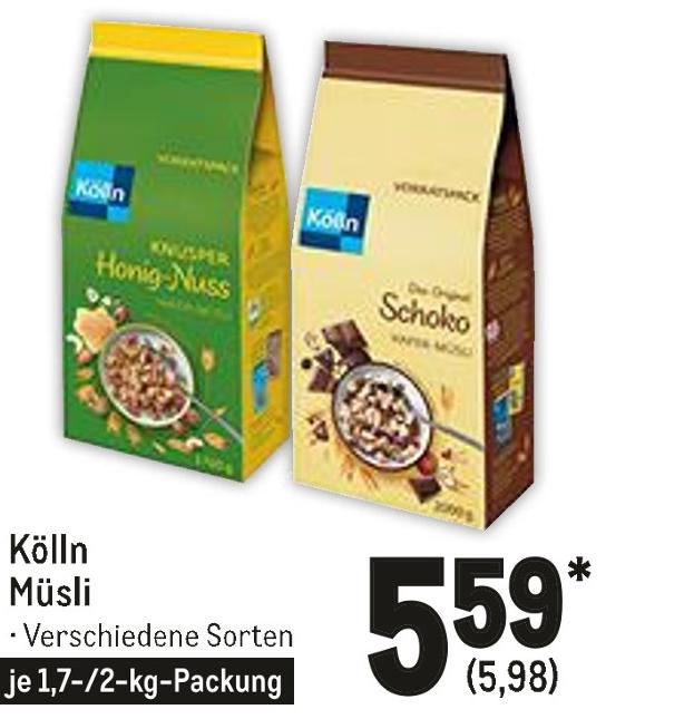 Metro Hamburg - Müsli Müsli Angebot bei Metro Hamburg im Prospekt Food