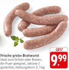 Frische grobe Bratwurst im Angebot bei EDEKA in Böblingen Frische grobe Bratwurst Angebote bei EDEKA Böblingen für 9,99 €