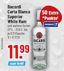 Carta Blanca Superior White Rum bei Trinkgut im Obertraubling Prospekt für 11,99 €