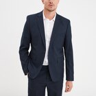 Veste de costume droite ajustée bleu marine homme en promo chez La Halle Asnières-sur-Seine à 45,99 €
