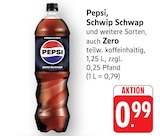 Pepsi Zero Zucker bei EDEKA im Prospekt "" für 0,99 €