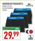 Herren Retroshorts Angebote von Lacoste bei Marktkauf Witten für 29,99 €