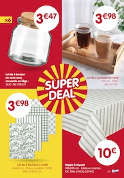 Prix et réduction Nappe dans le prospectus B&M en cours Offre Nappe dans le catalogue B&M du moment à la page 19