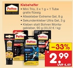 Klebehelfer Mini Trio Angebote von Pattex bei Netto Marken-Discount Bremerhaven für 2,99 €