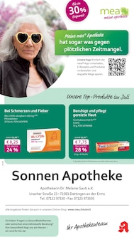 Aktueller mea - meine apotheke Prospekt "Unsere Juli-Angebote" Seite 1 von 4 Seiten