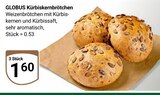 Aktuelles Kürbiskernbrötchen Angebot bei GLOBUS in Saarbrücken ab 1,60 €