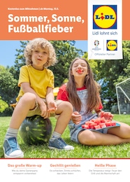 Lidl Prospekt "Sommer, Sonne, Fußballfieber" mit 40 Seiten (Potsdam)
