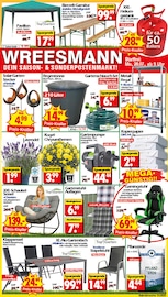 Gartenstühle im Wreesmann Prospekt in Plauen Aktueller Wreesmann Prospekt mit Gartenstühle, "DEIN SAISON- & SONDERPOSTENMARKT!", Seite 1