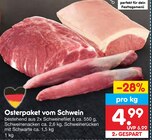 Osterpaket vom Schwein Angebote bei Netto Marken-Discount Flensburg für 4,99 €