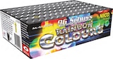 BATTERIE-FEUERWERK ‘‘RAINBOW COLOURS‘‘, 96 SCHUSS bei BBM Baumarkt im Syke Prospekt für 17,99 €