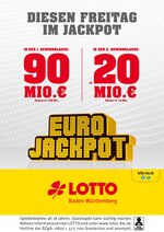 LOTTO Baden-Württemberg Prospekt "Diesen Freitag im Jackpot", 1 Seiten, für Weil der Stadt, 07.04.2020 - 10.04.2020 LOTTO Baden-Württemberg Prospekt "Diesen Freitag im Jackpot", 1 Seiten, für Weil der Stadt, 07.04.2020 - 10.04.2020