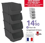 Mr.Bricolage Saintes - Promo Tour de rangement 4 bacs Promo Tour de rangement 4 bacs à 14,90 € dans le catalogue Mr.Bricolage à Saintes