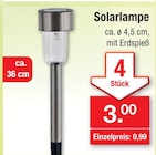 Solarlampe Angebote bei Zimmermann Hannover für 0,99 €