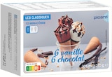 12 mini-cônes vanille-chocolat - PICARD en promo chez Picard 12 mini-cônes vanille-chocolat - PICARD dans le catalogue Picard