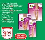 Fein-Söckchen Angebote von OHO bei GLOBUS Braunschweig für 3,99 €