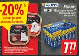Aktuelle Batterie Angebote bei EDEKA in Recklinghausen Aktuelles alkaline Angebot bei EDEKA in Recklinghausen ab 7,77 €