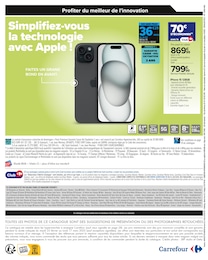 Offre IPhone SE dans le catalogue Carrefour du moment à la page 2