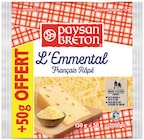 Emmental Râpé - PAYSAN BRETON en promo à 1,99 € chez Intermarché Super Emmental Râpé - PAYSAN BRETON dans le catalogue Intermarché Super