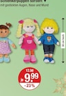 Schlenkerpuppen sortiert im aktuellen V-Markt Prospekt für 9,99 €
