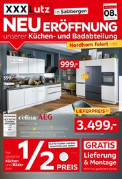 XXXLutz Prospekt für Gronau mit 8 Seiten XXXLutz Prospekt für Gronau: "NEUERÖFFNUNG unserer Küchen- und Badabteilung", 8 Seiten, 03.10.2026 - 17.10.2026