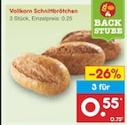 Vollkorn Schnittbrötchen Angebote bei Netto Marken-Discount Halberstadt für 0,55 €