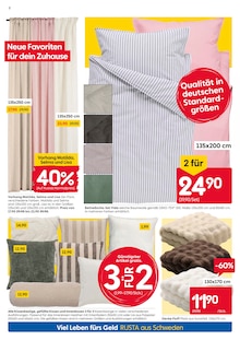 Bettwäsche im aktuellen Rusta Prospekt (Jena) Bettwäsche im Rusta Prospekt "Willkommen zu Hause in Schweden!" mit 16 Seiten (Jena)