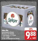 Bier im Angebot bei EDEKA in Döbeln Bier Angebote von Lübzer bei EDEKA Döbeln für 9,88 €