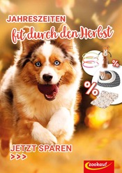 Aktueller Zookauf Zoohandlung Prospekt in Wendelstein und Umgebung, "JAHRESZEITEN - fit durch den Herbst" mit 1 Seite, 01.10.2025 - 28.11.2025
