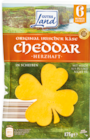 Cheddar Scheiben von Gutes Land für 2,19 € bei Netto Marken-Discount im Angebot Cheddar Scheiben von Gutes Land im aktuellen Netto Marken-Discount Prospekt