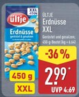 Erdnüsse XXL von Ültje für 2,99 € bei ALDI Nord im Angebot Erdnüsse XXL von Ültje im aktuellen ALDI Nord Prospekt