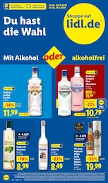 Lidl Gin im Prospekt 