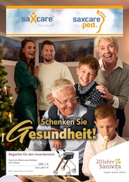 Aktueller saXcare GmbH Orthopädietechnikzentrum Sanitätshäuser Prospekt für Flöha: Schenken Sie Gesundheit! mit 6} Seiten, 12.11.2025 - 31.01.2026