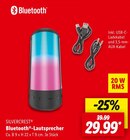 Bluetooth-Lautsprecher Angebote von Silvercrest bei Lidl Konstanz für 29,99 €