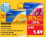 Ländertee Angebote von Messmer bei Kaufland Ahaus für 1,49 €