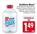 Destilliertes Wasser von  im aktuellen EDEKA Prospekt für 1,49 €