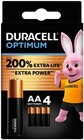 Optimum 4x AA oder Lithium 2032 Knopfzelle Angebote von Duracell bei REWE Laatzen für 4,99 €