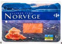Saumon fumé - Carrefour à Nice Saumon fumé en promo chez Carrefour Nice à 6,56 €