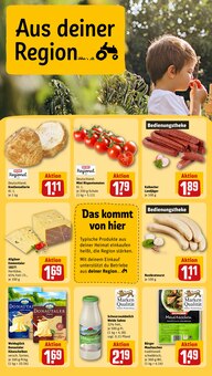 Bratwurst im REWE Prospekt "Dein Markt" mit 32 Seiten (Freiburg (Breisgau))