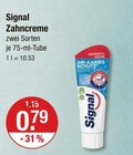 Zahncreme von Signal im aktuellen V-Markt Prospekt für 0,79 €