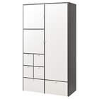Kleiderschrank grau/weiß von VISTHUS für 299,00 € bei IKEA im Angebot Kleiderschrank grau/weiß von VISTHUS im aktuellen IKEA Prospekt