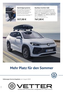 Aktueller Volkswagen Prospekt