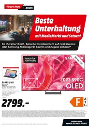 Fernseher Angebot & Preis im aktuellen MediaMarkt Saturn Prospekt Fernseher Angebot im aktuellen MediaMarkt Saturn Prospekt auf Seite 1