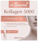 Kollagen 5000 + Hyaluron 100 von Altapharma im aktuellen Rossmann Prospekt für 18,99 €