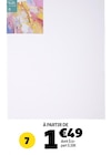 TOILE À PEINDRE - Gifi à Dijon TOILE À PEINDRE en promo chez Gifi Dijon à 1,49 €